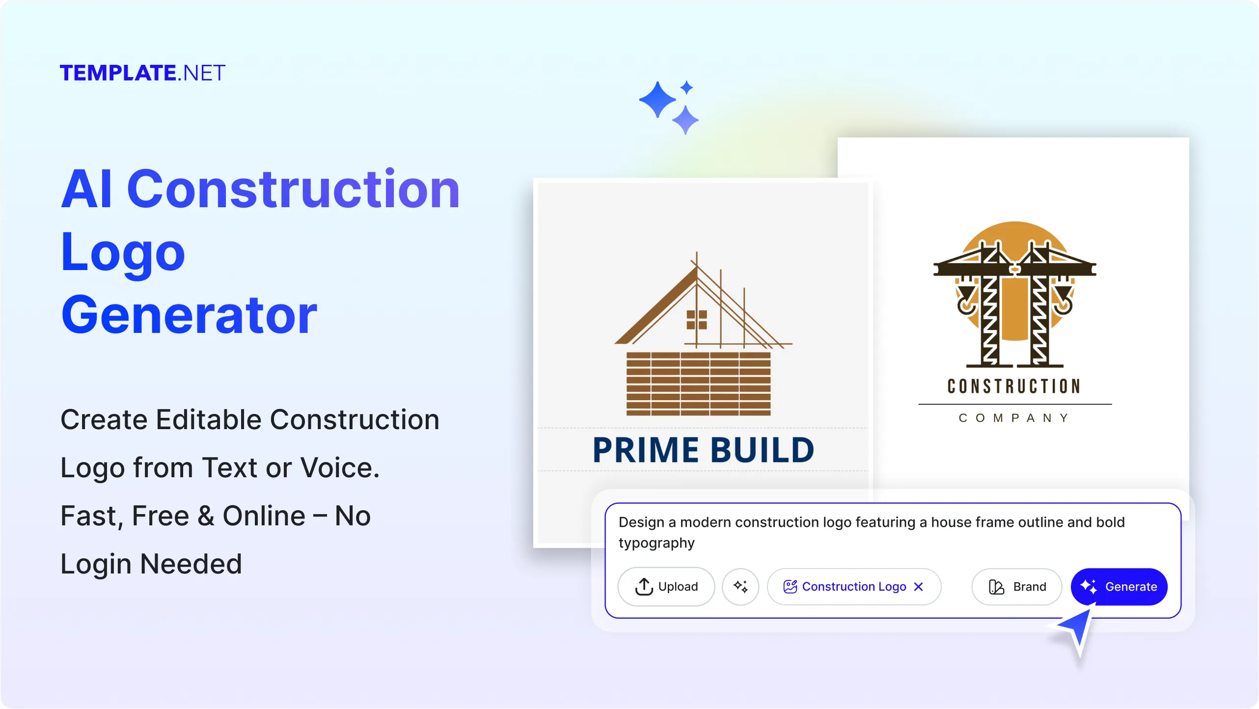 Free AI Construction Logo Generator, Free AI Construction Logo Maker [ No Signup ]